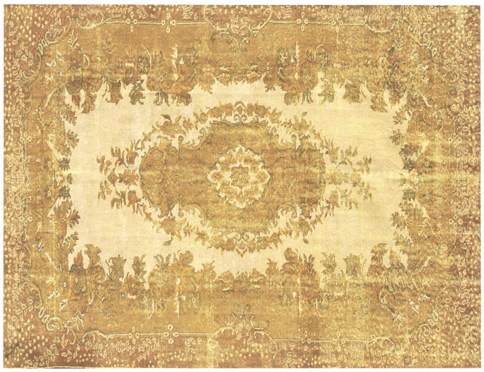 Tappeto Vintage  giallo <br/>291 x 182 cm