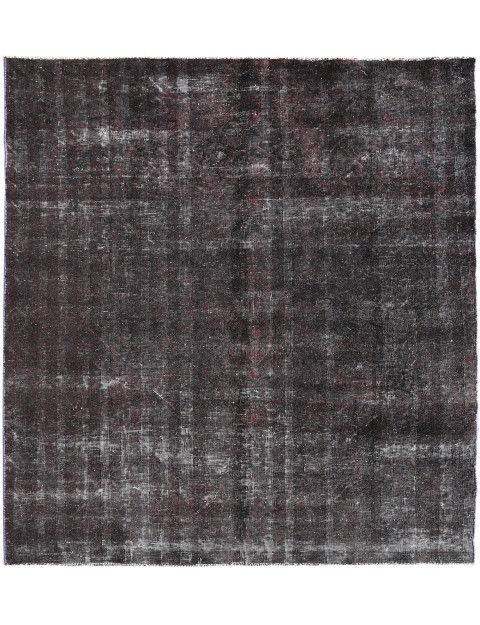 Schwarz Persien Vintage Teppich 234 x 200 cm