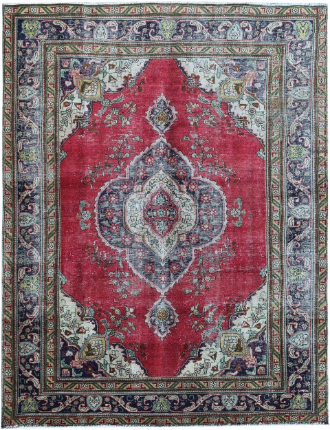 Beige Persien Retro Perserteppich 330 x 240 cm