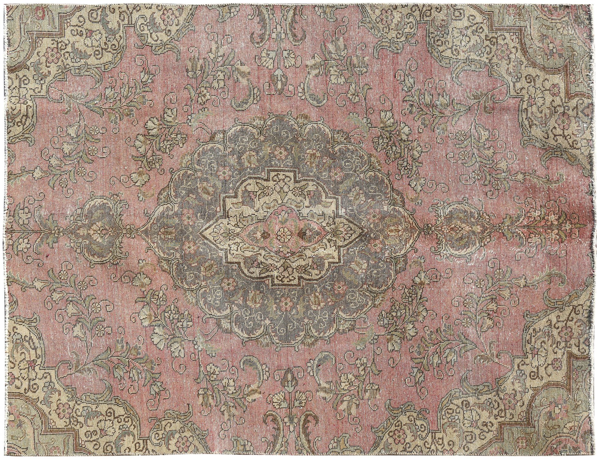 Retro Teppich  beige <br/>247 x 176 cm