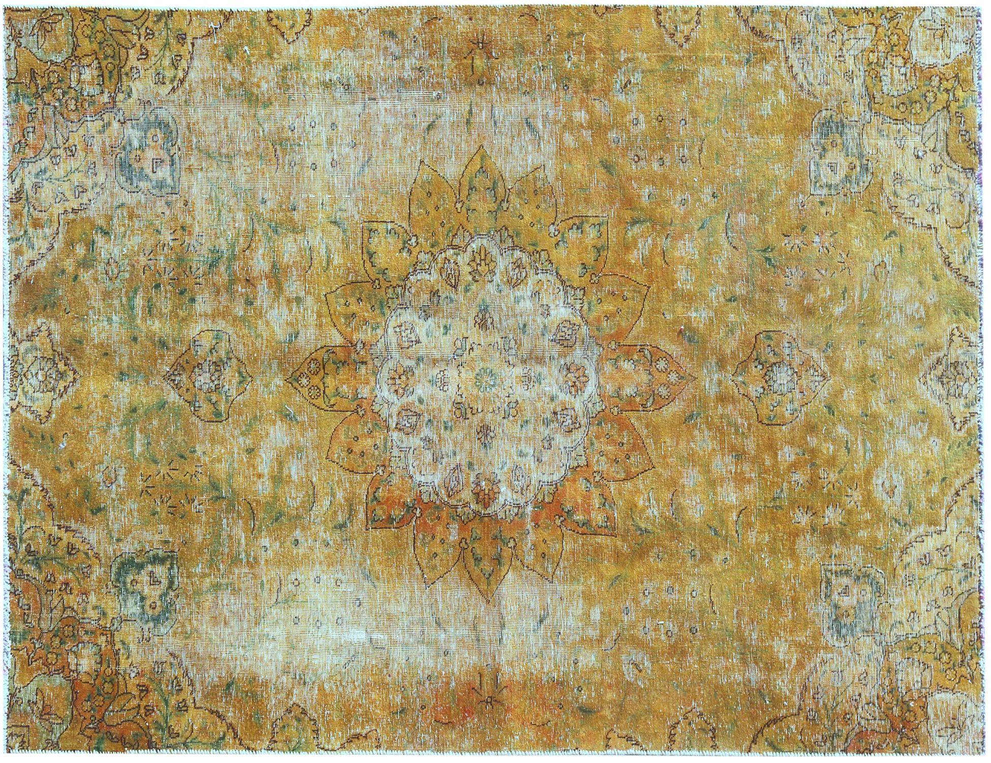 Vintage Teppich  gelb <br/>240 x 160 cm