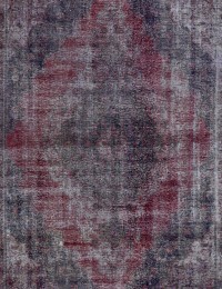 Lila Persien Vintage Teppich  292 x 272 cm