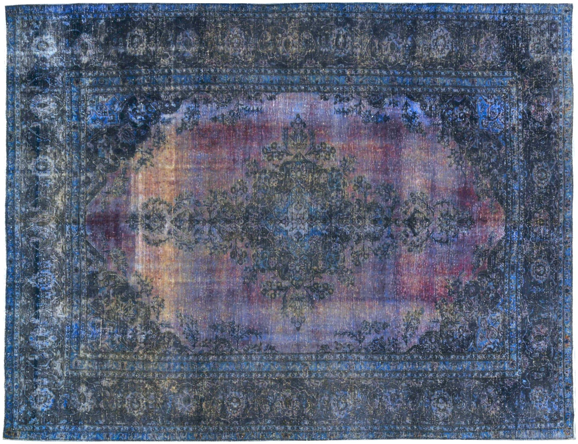 Vintage Matta  blå <br/>358 x 278 cm