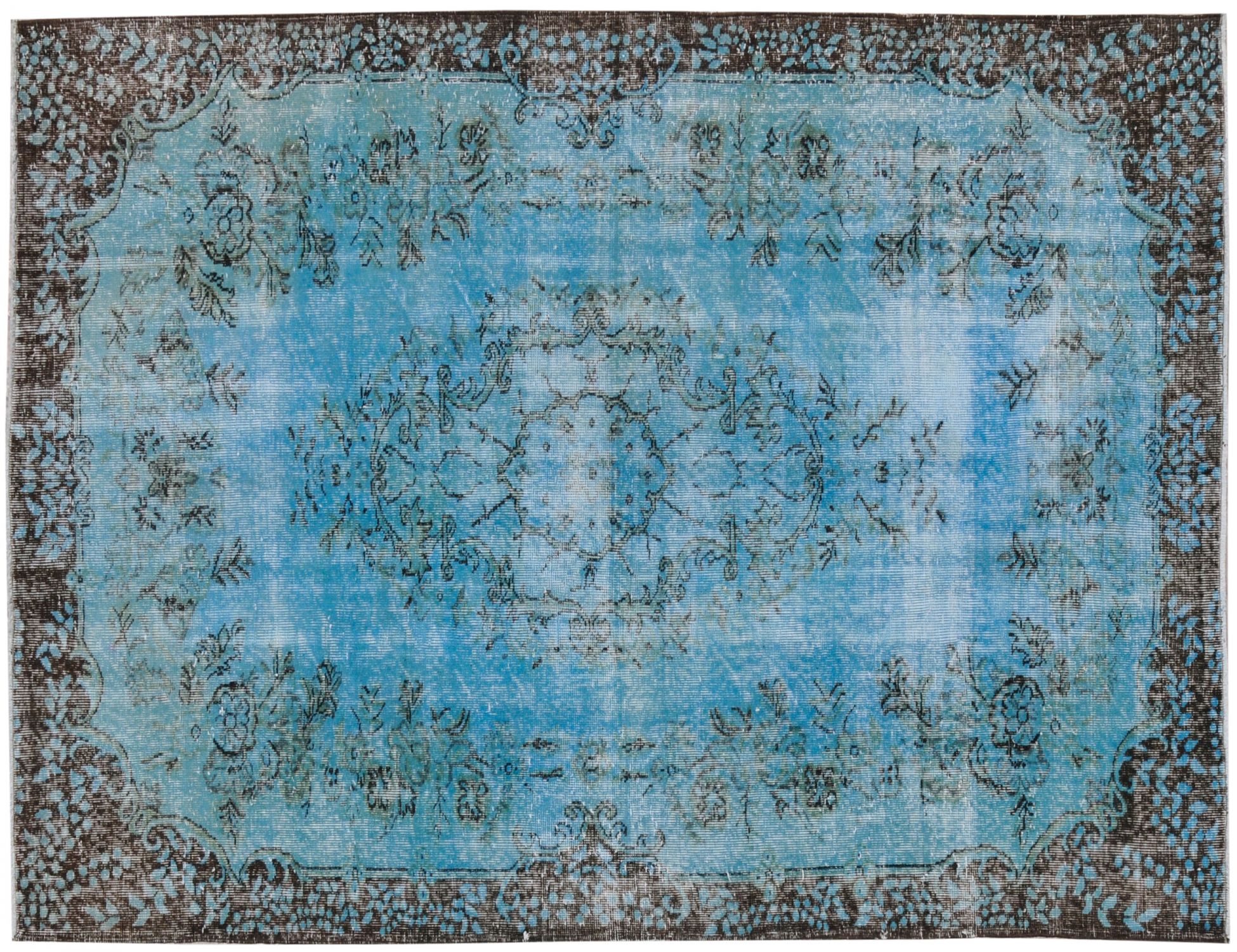 Tappeto Vintage  blu <br/>268 x 187 cm