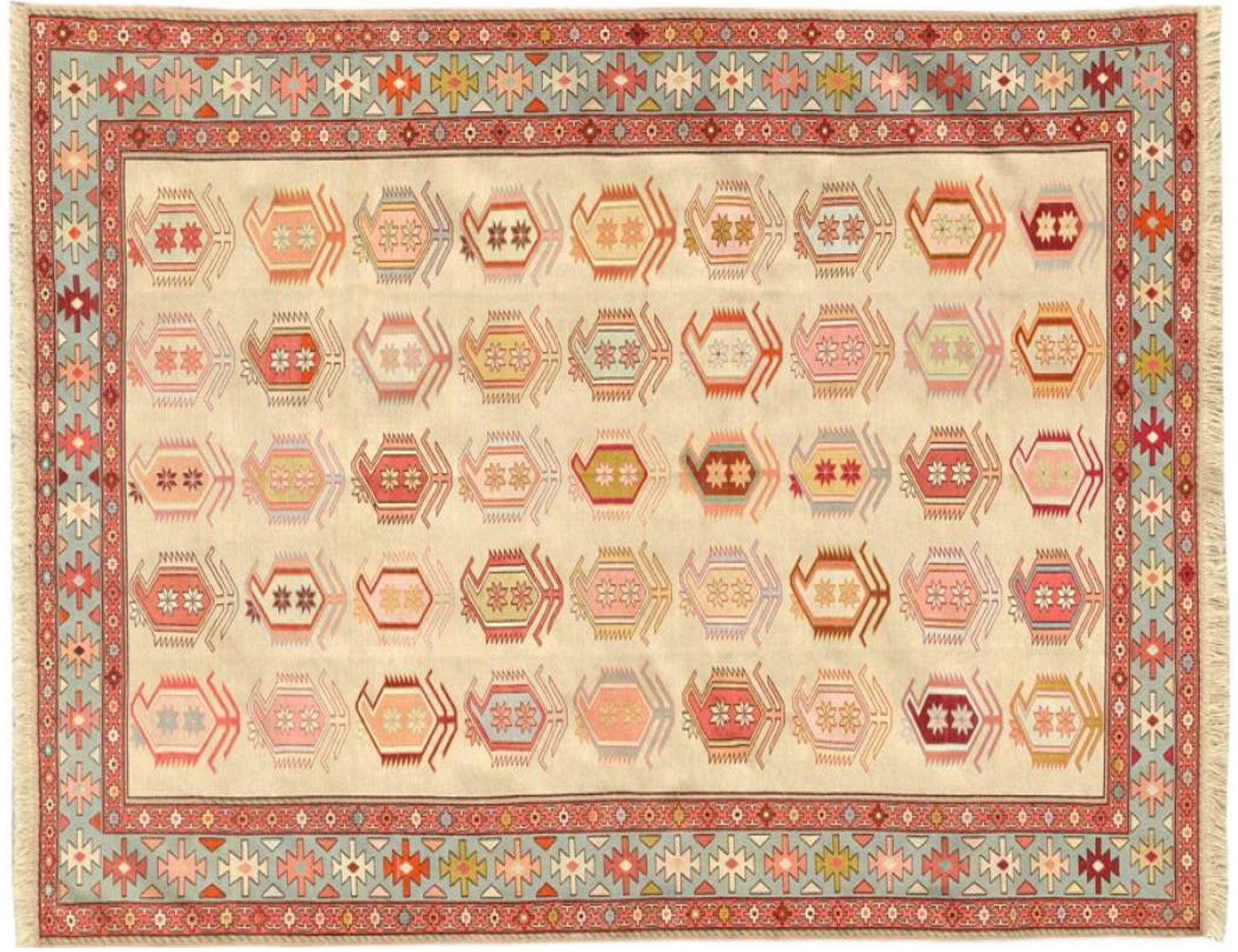 Persische Seidenkelims   200 x 126 cm