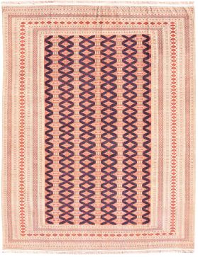 Persian Rug TURKMAN   blue <br/>355 x 260 cm