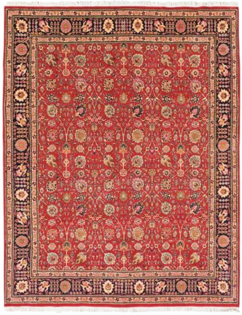 Rot Persien Perserteppich 397 x 305 cm