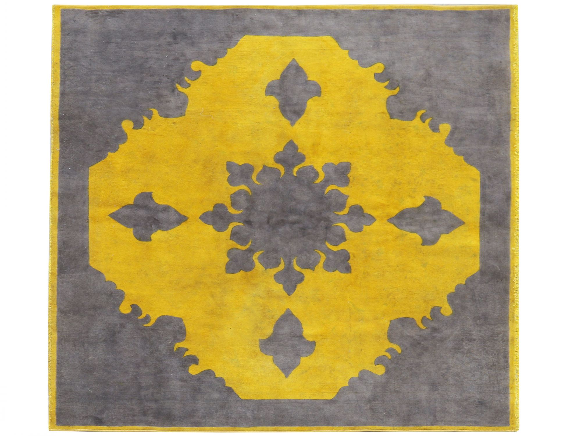 Tappeto Vintage  giallo <br/>202 x 210 cm