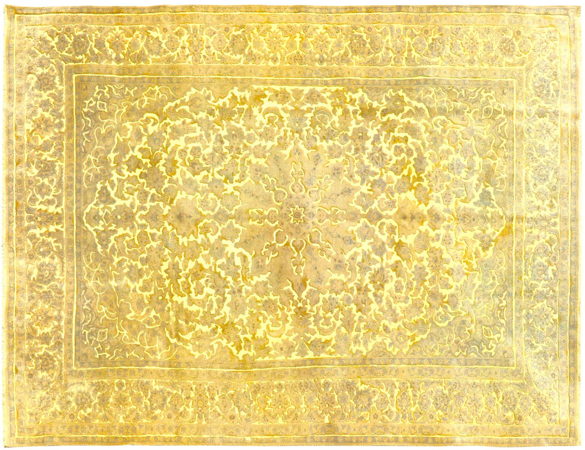Vintage Teppich  gelb <br/>425 x 289 cm