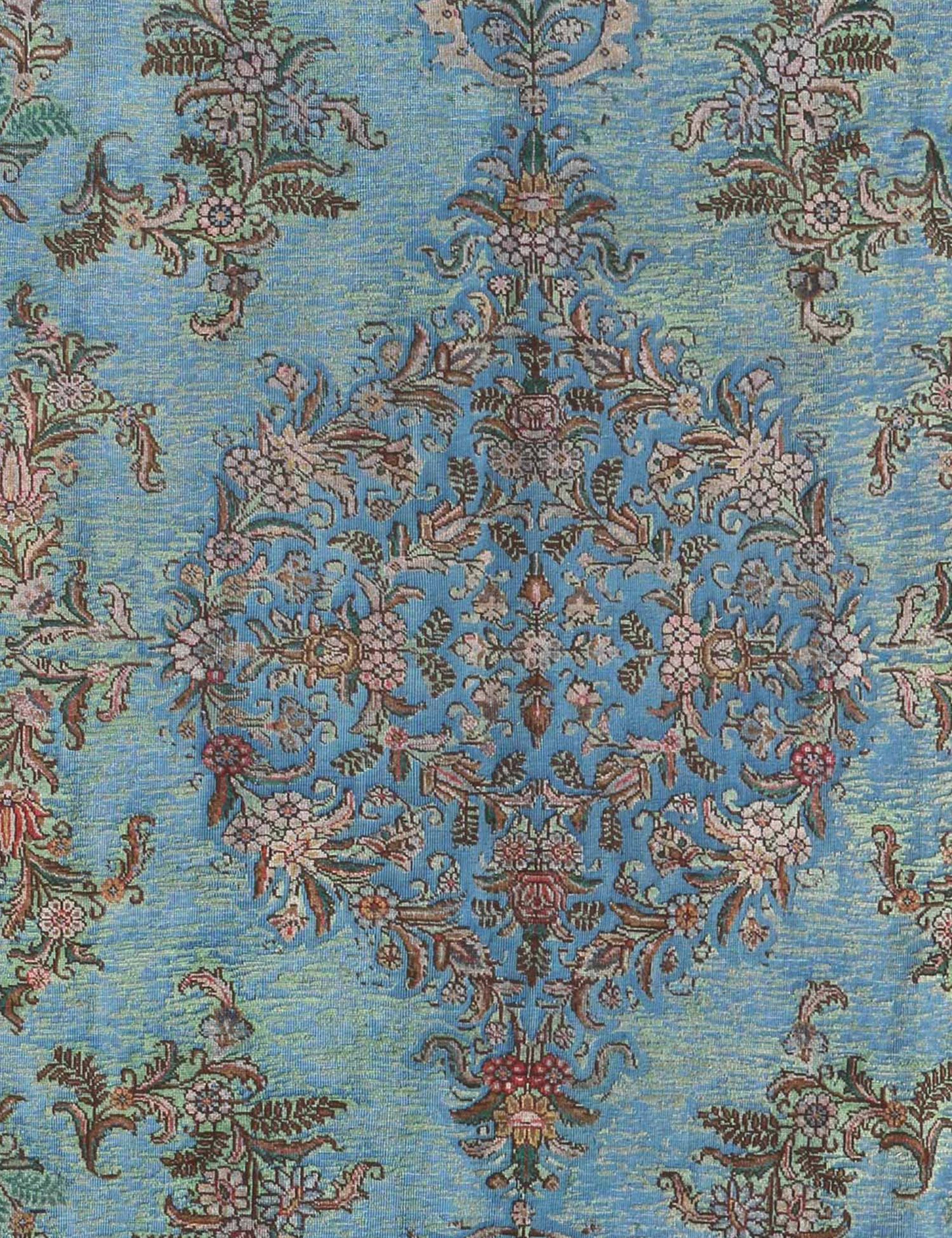 Retro Perserteppich  blau <br/>338 x 243 cm