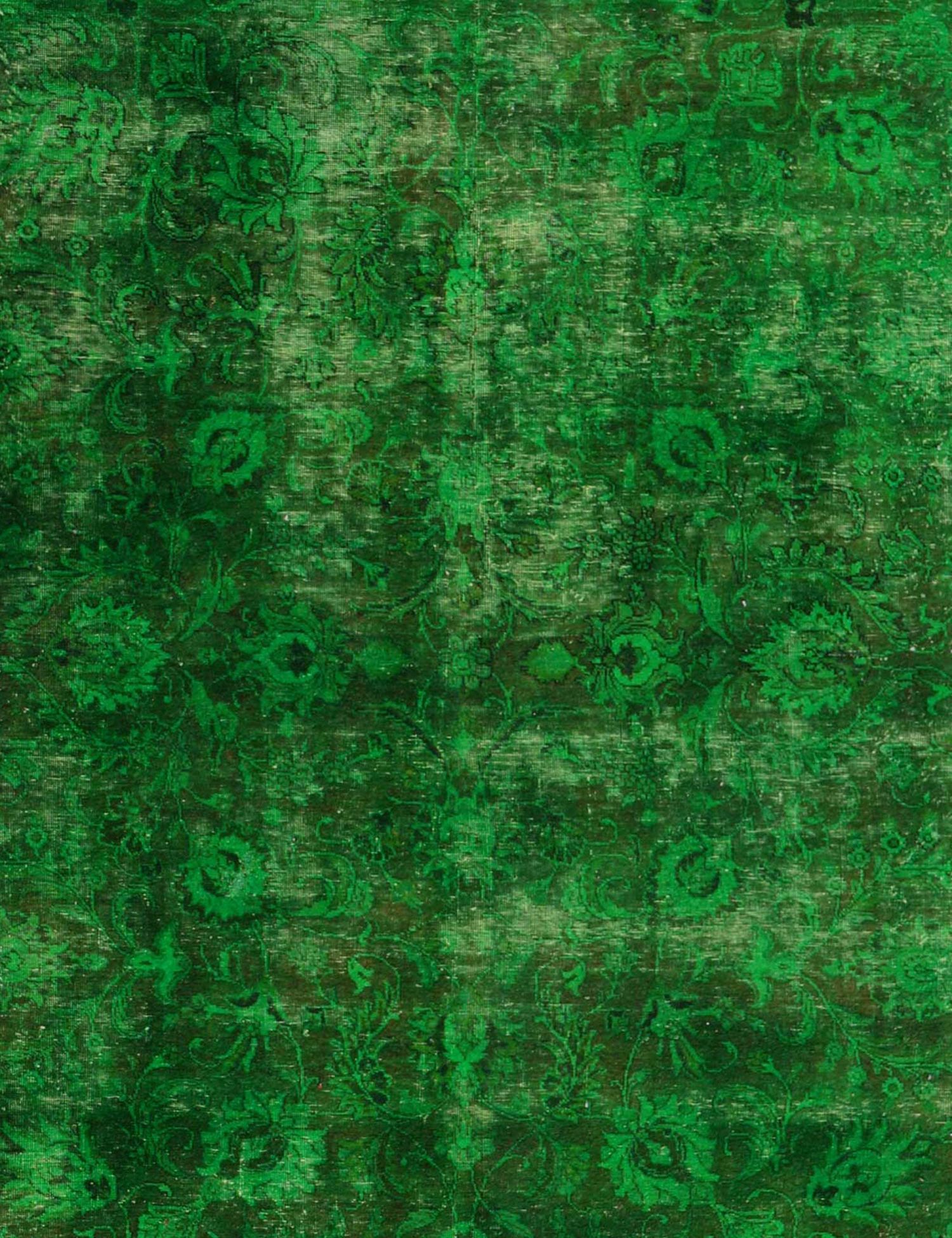 Vintage Teppich  grün <br/>364 x 263 cm