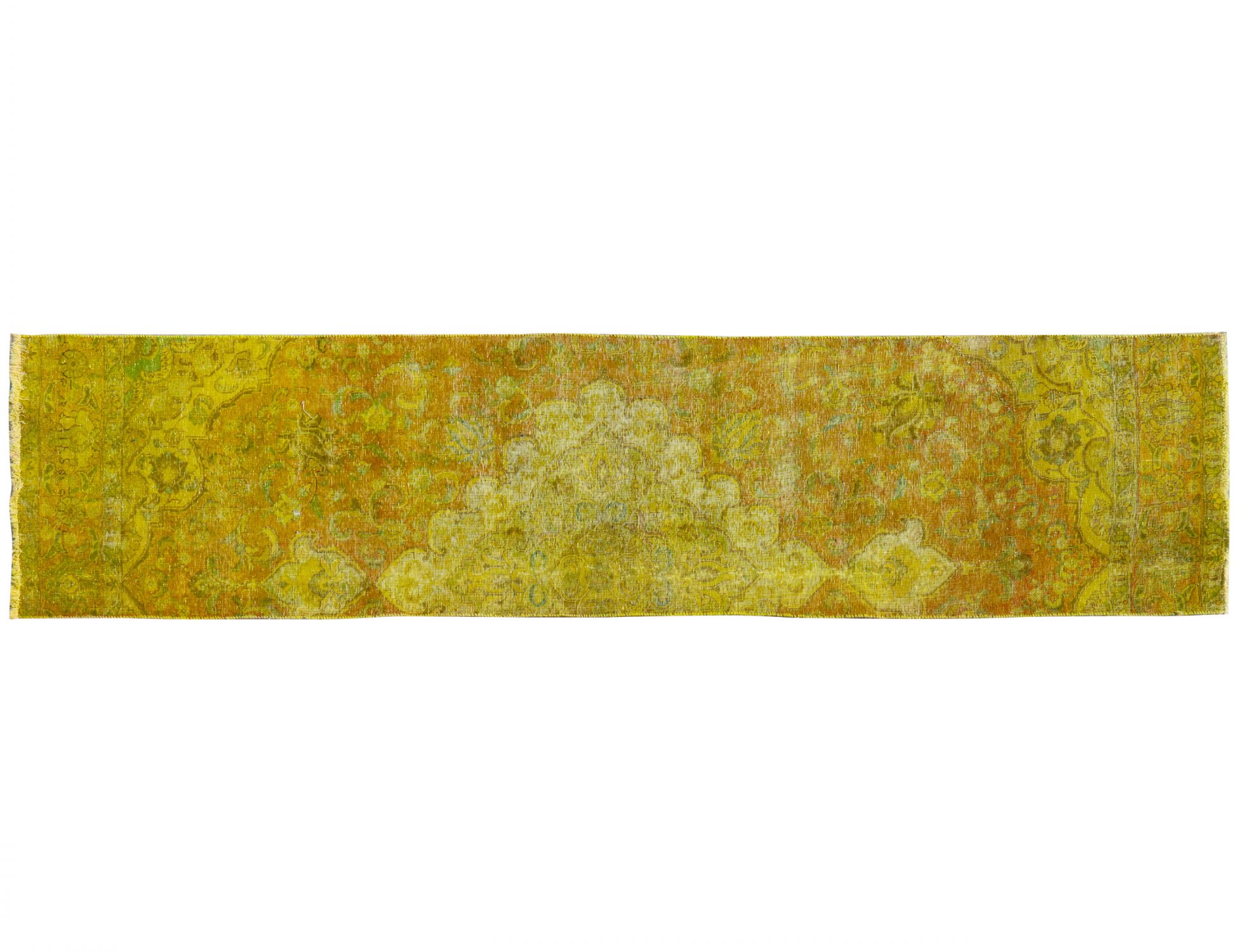 Tappeto Vintage  giallo <br/>373 x 92 cm