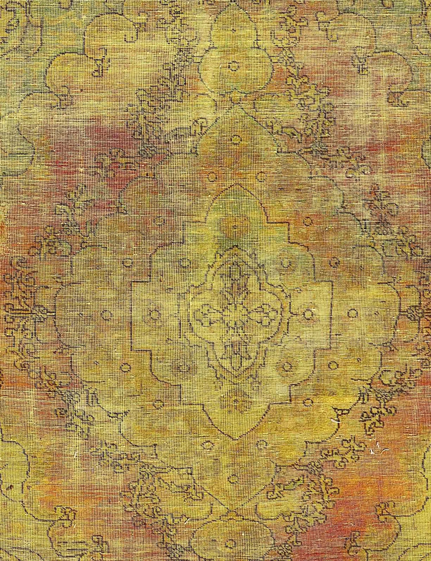 Tappeto Vintage  giallo <br/>266 x 180 cm