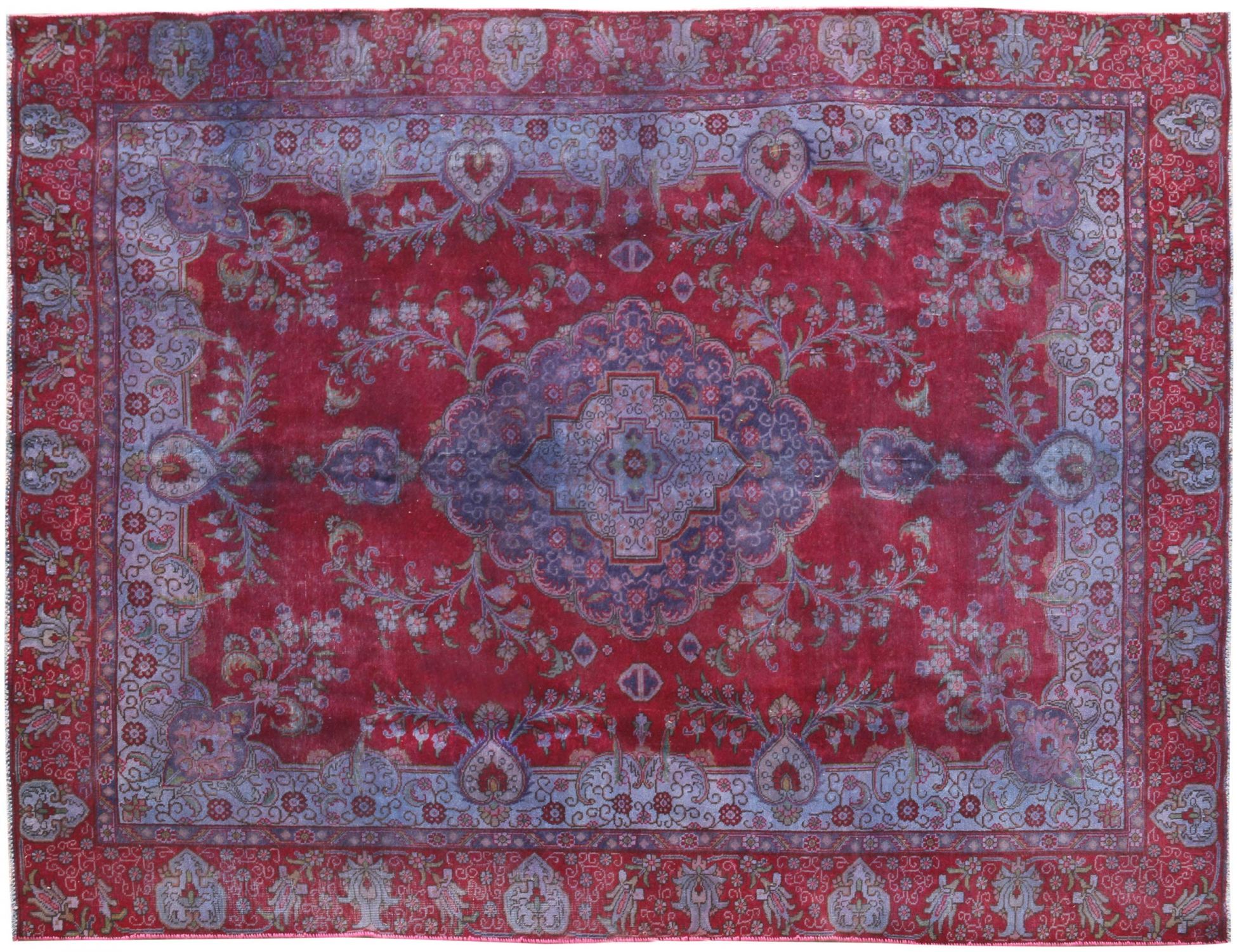 Tappeto Vintage  blu <br/>373 x 280 cm