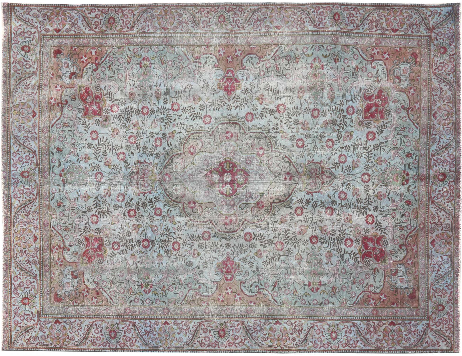 Tappeto Vintage  blu <br/>345 x 247 cm