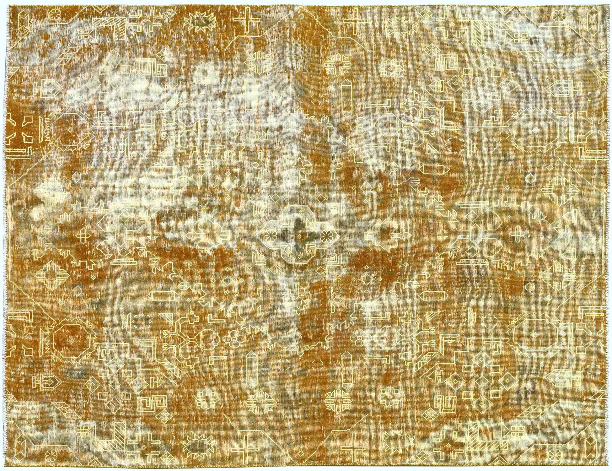 Tappeto Vintage  giallo <br/>230 x 200 cm
