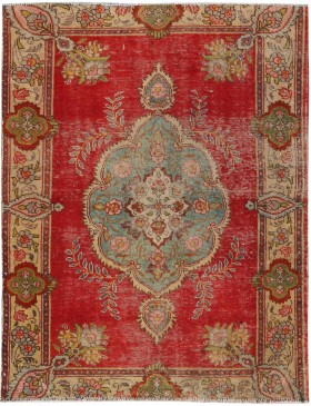 Rojo Persia Alfombras Retro  165 x 128 cm