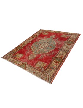 Rojo Persia Alfombras Retro  165 x 128 cm