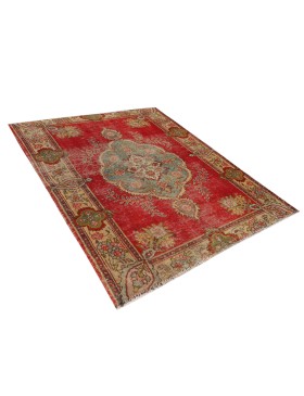 Rojo Persia Alfombras Retro  165 x 128 cm