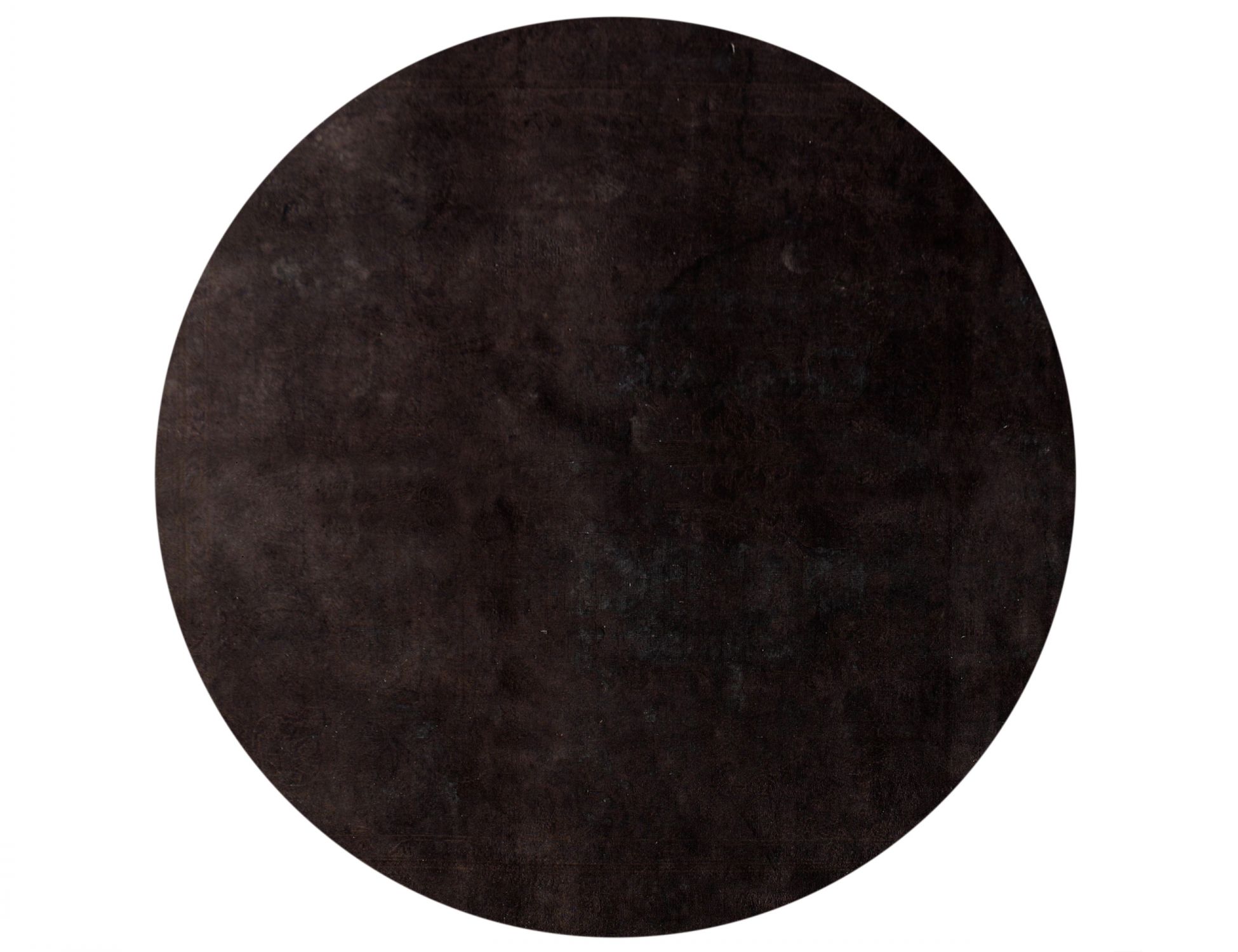 Rund Vintage Perserteppich  schwarz <br/>269 x 269 cm