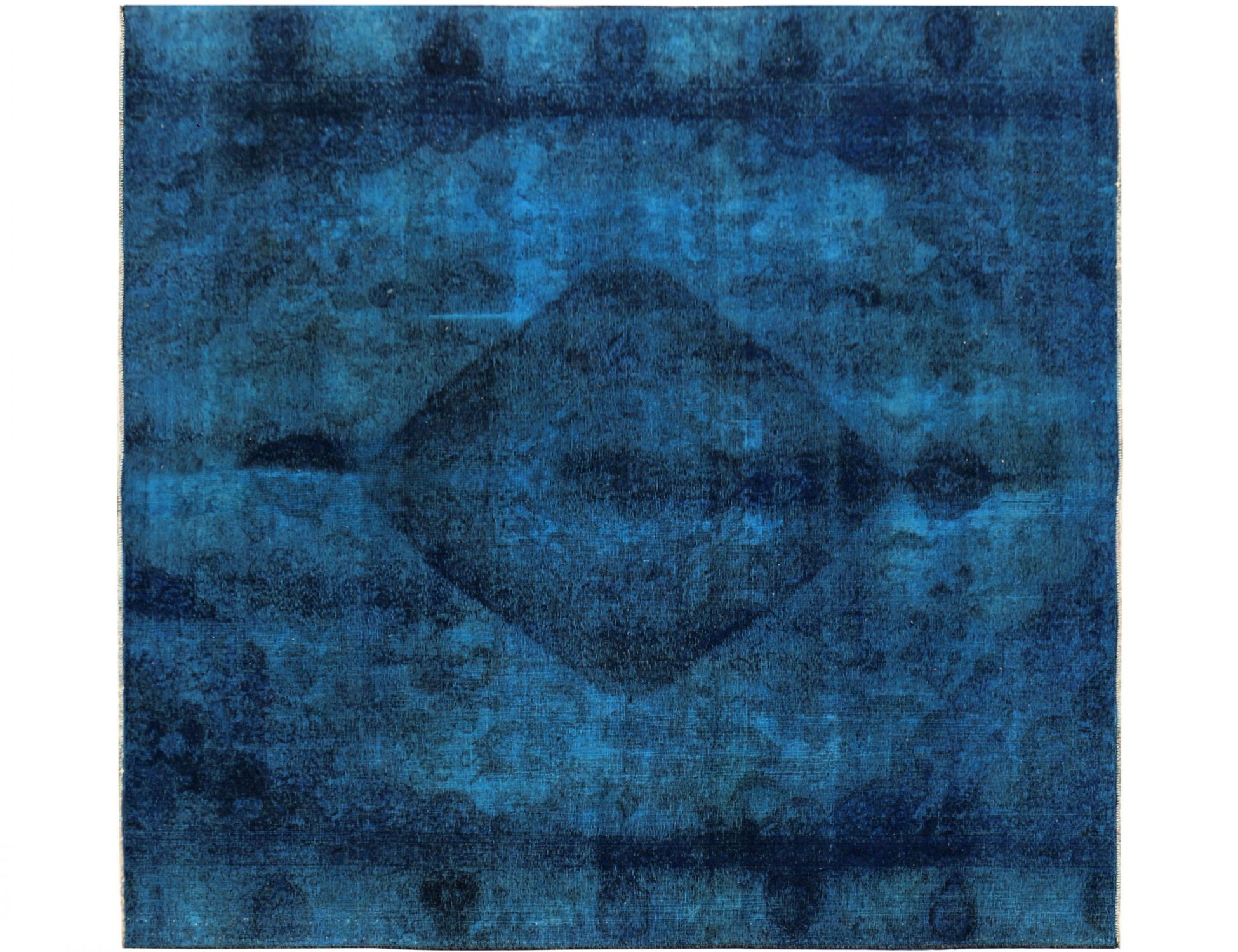 Tappeto Vintage  blu <br/>286 x 286 cm