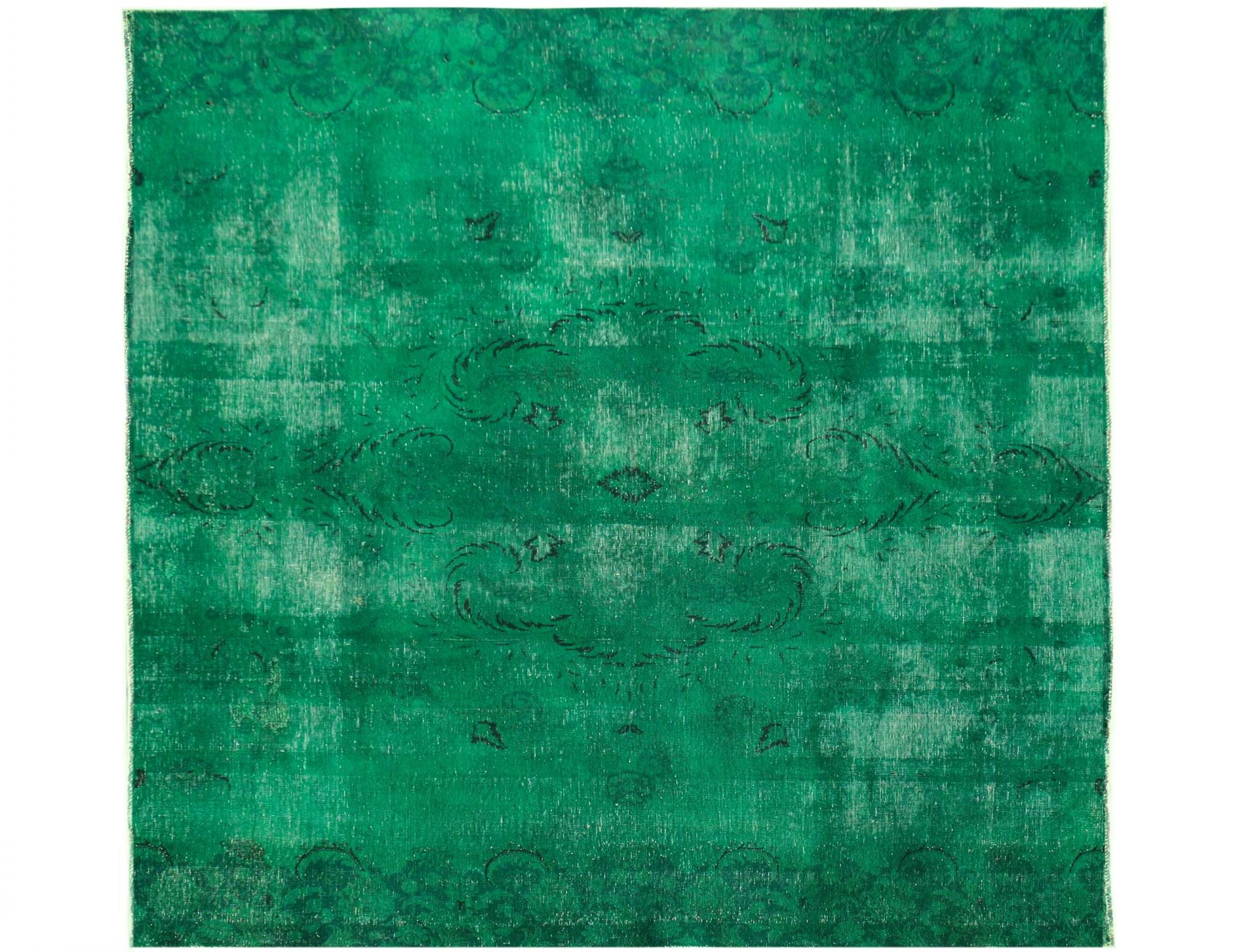 Tappeto Vintage  verde <br/>259 x 259 cm