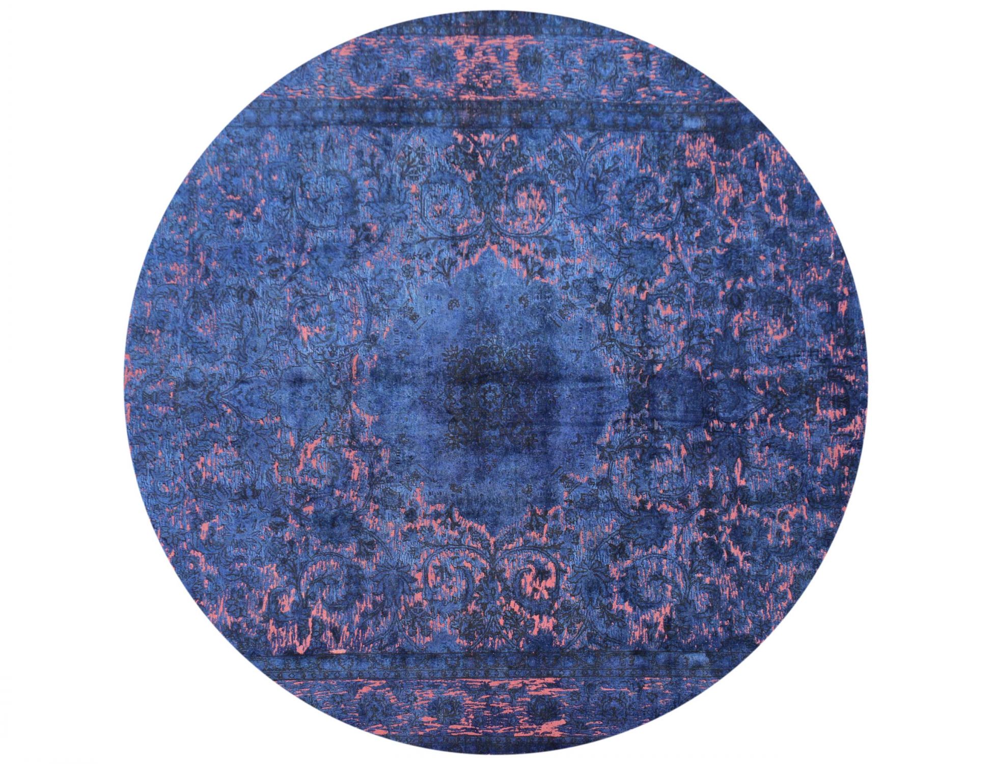 Tappeto Vintage  blu <br/>289 x 289 cm
