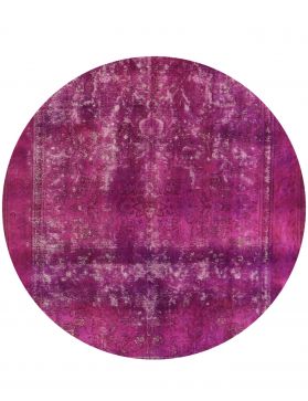Round Vintage Carpet  purple  <br/>284 x 284 cm