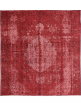 Square Vintage Carpet  red  <br/>277 x 277 cm