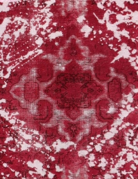 Röda Persien Vintage Matta 203 x 203 cm - view 3