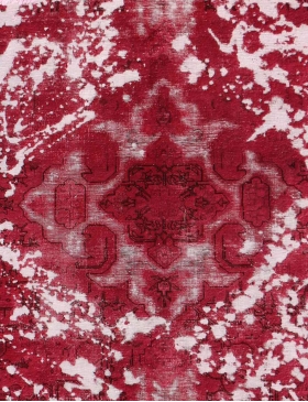 Rouge Persan Tapis Vintage 203 x 203 cm - view 3