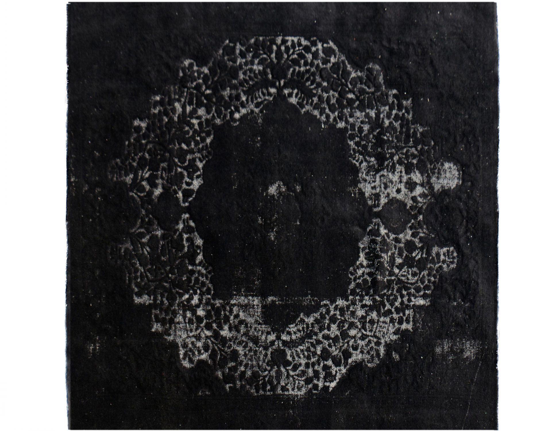 Alfombra Vintage  negro <br/>283 x 283 cm