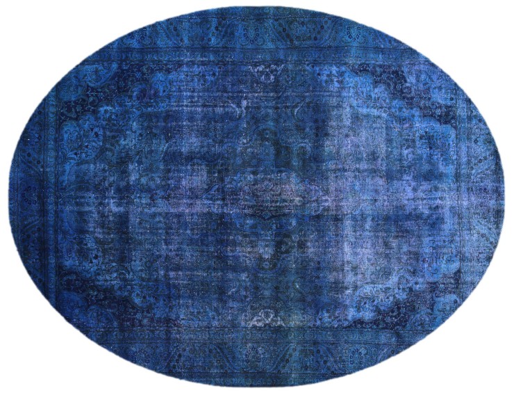 Blå Persien Vintage Tæppe 450 x 306 cm