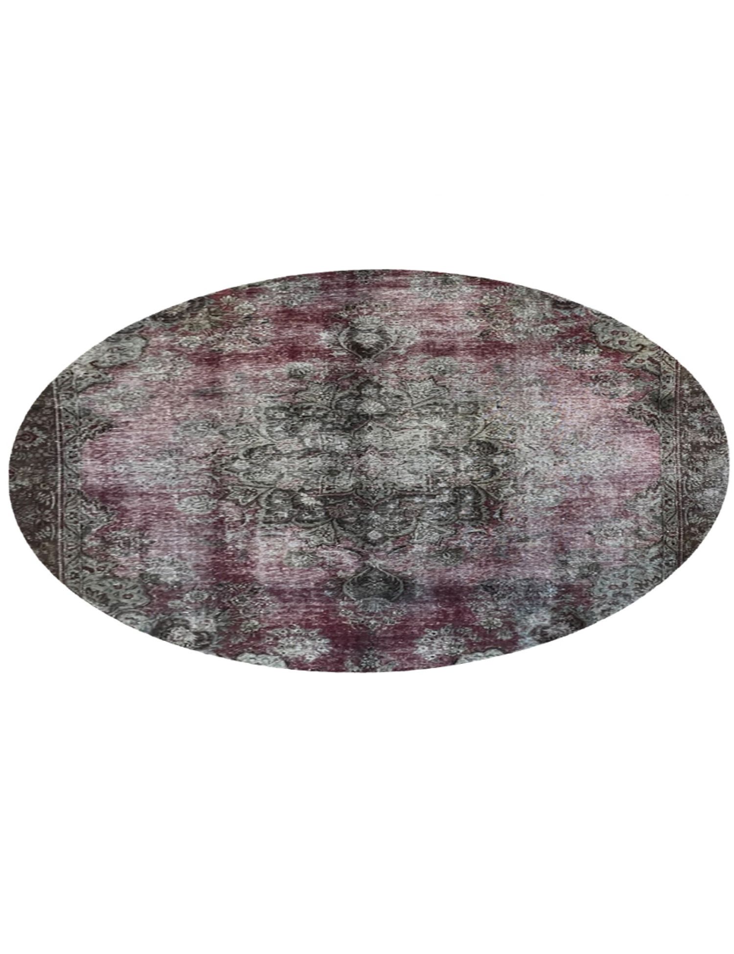 Vintage Teppich rund  lila <br/>261 x 261 cm