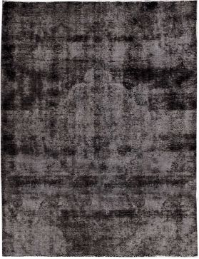 Persischer Vintage Teppich 295 x 202 schwarz