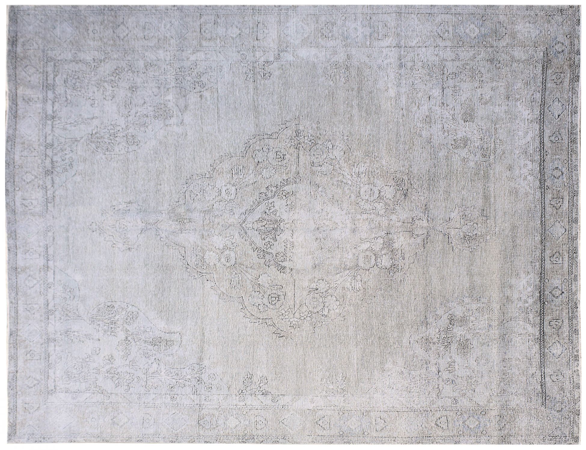 Tappeto Vintage  grigo <br/>360 x 281 cm