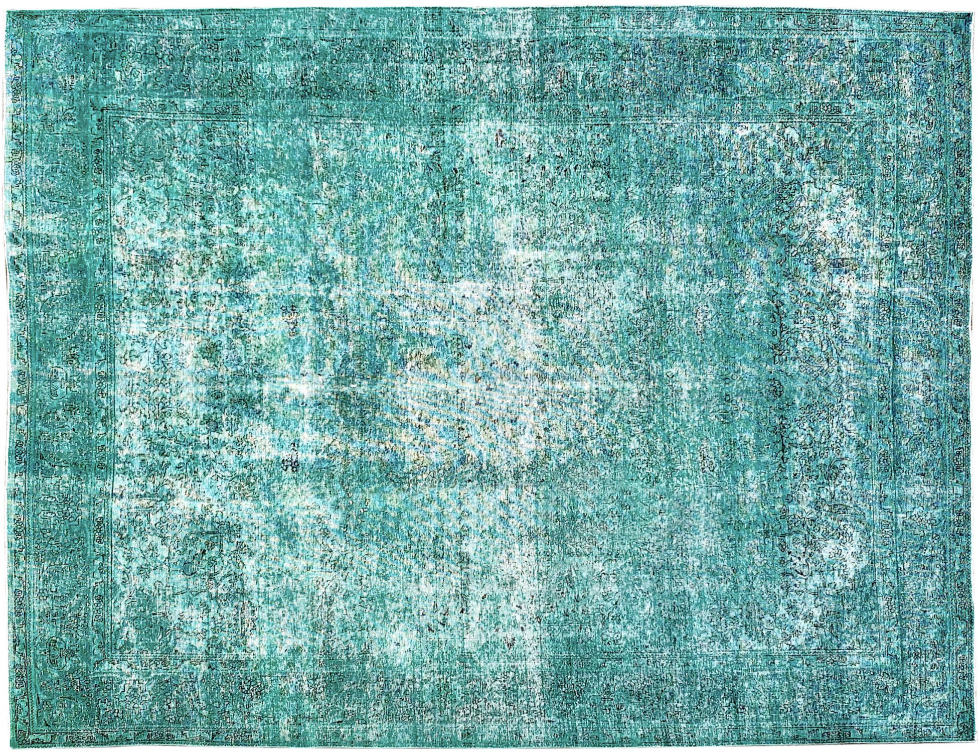 Alfombra Vintage  verde <br/>391 x 304 cm