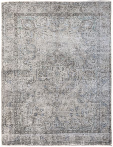 Tapis Vintage Gris 184 X 132 Cm
