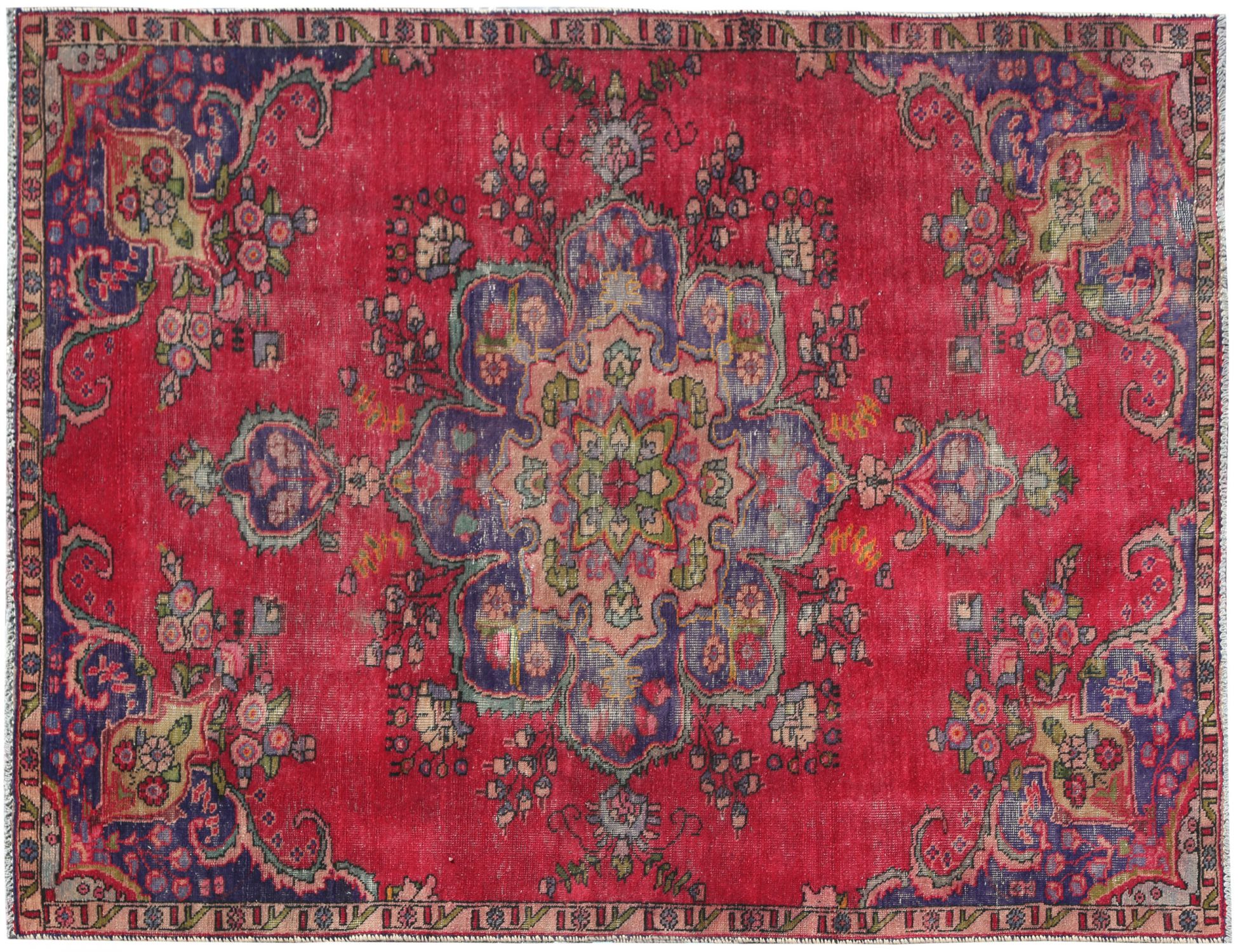 Stonewash  rot <br/>250 x 153 cm