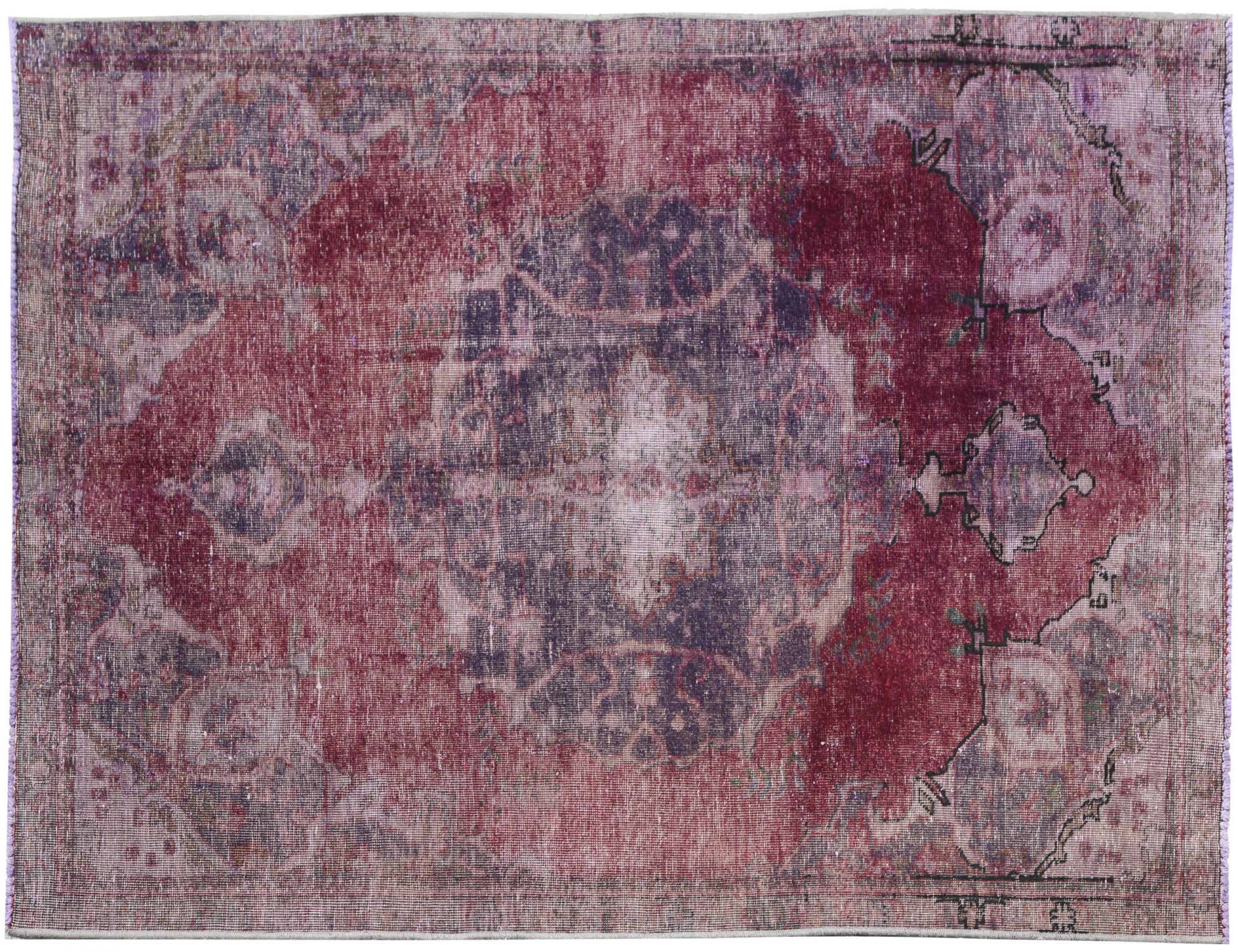 Vintage Teppich  lila <br/>235 x 145 cm