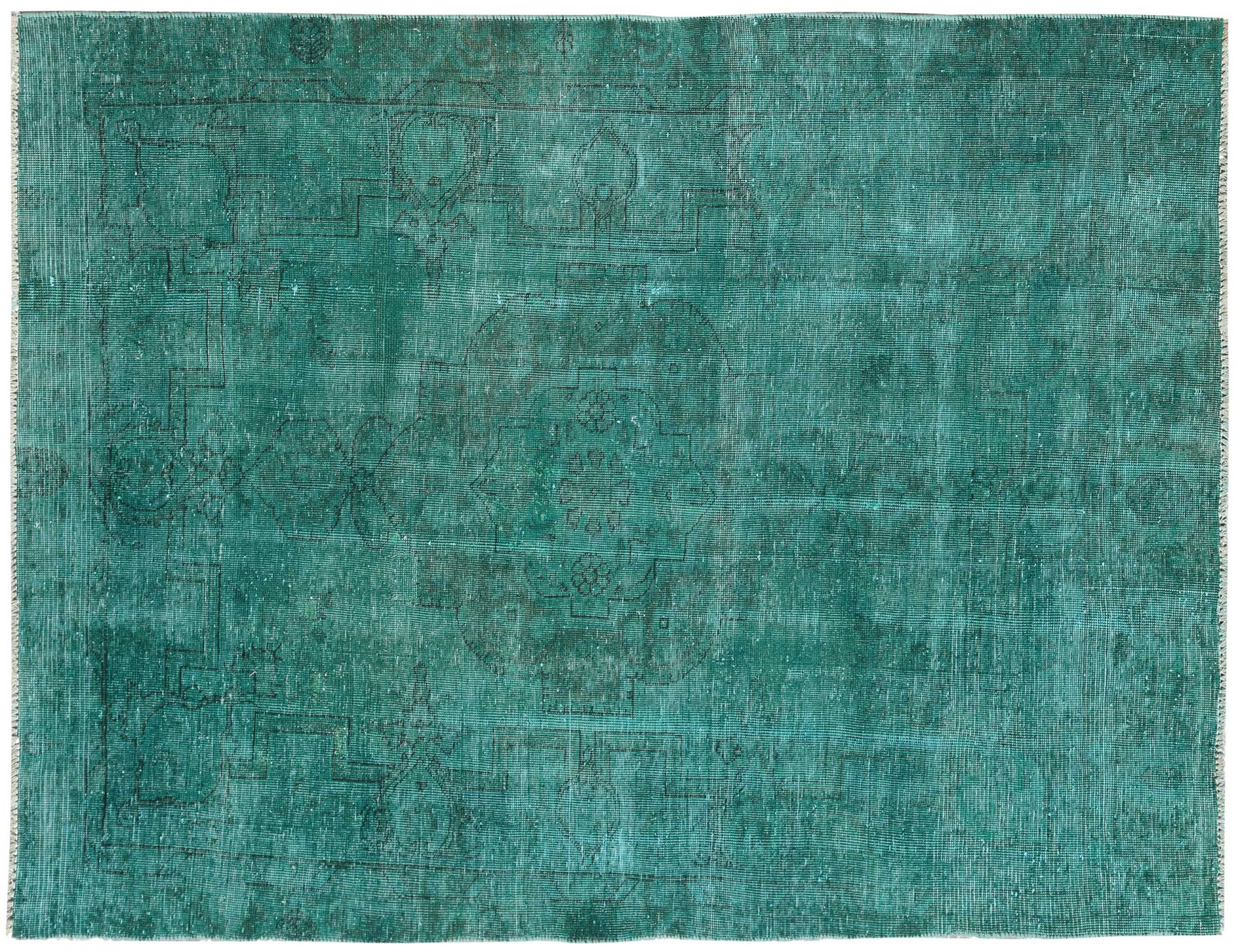 Overdyed Carpet  green  <br/>263 x 166 cm