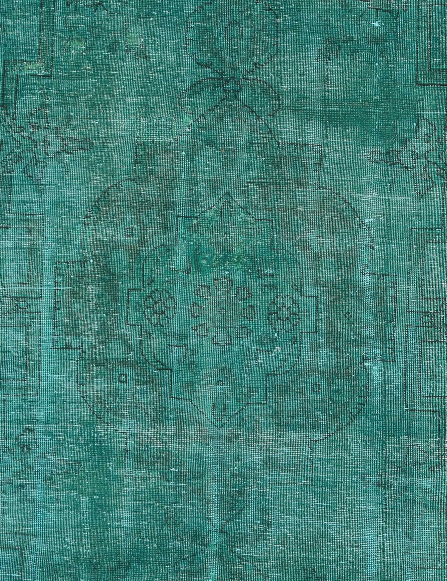 Overdyed Carpet  green  <br/>263 x 166 cm