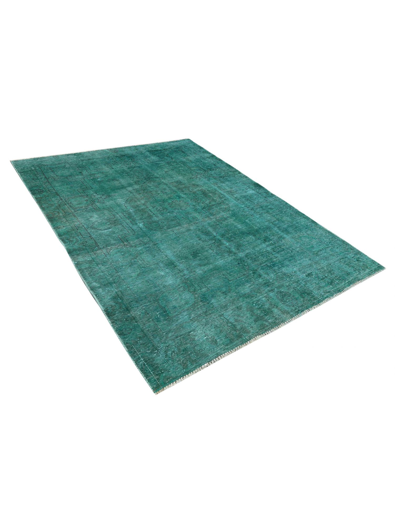 Overdyed Carpet  green  <br/>263 x 166 cm