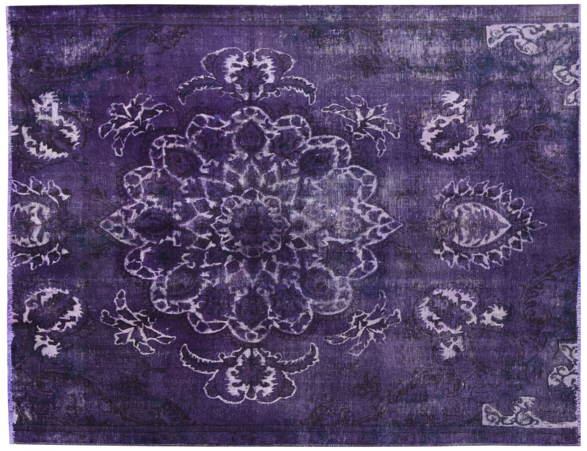 Square Vintage Carpet  purple  <br/>250 x 226 cm