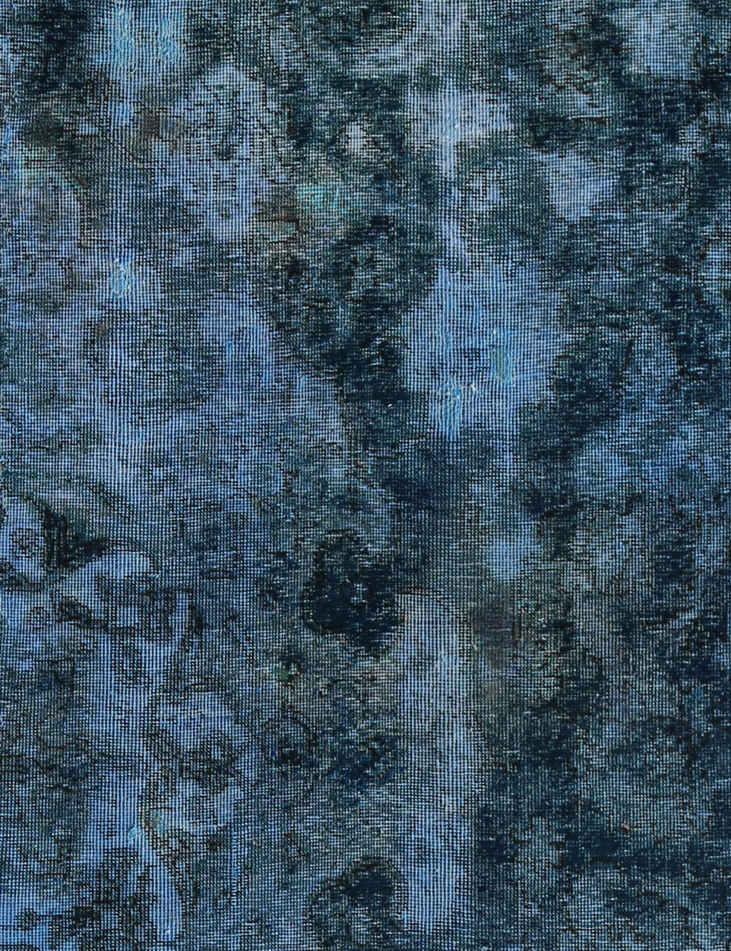Overdyed Carpet  blue <br/>318 x 92 cm