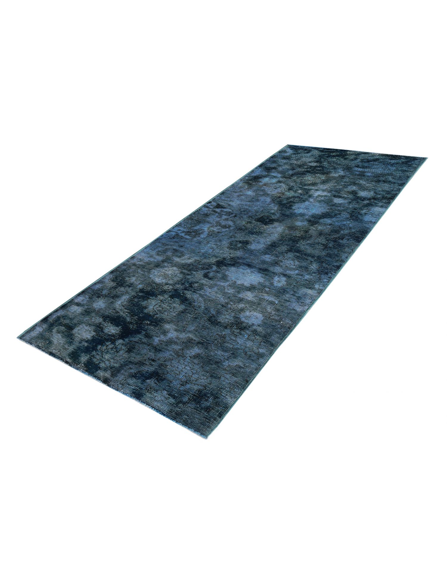 Overdyed Carpet  blue <br/>318 x 92 cm