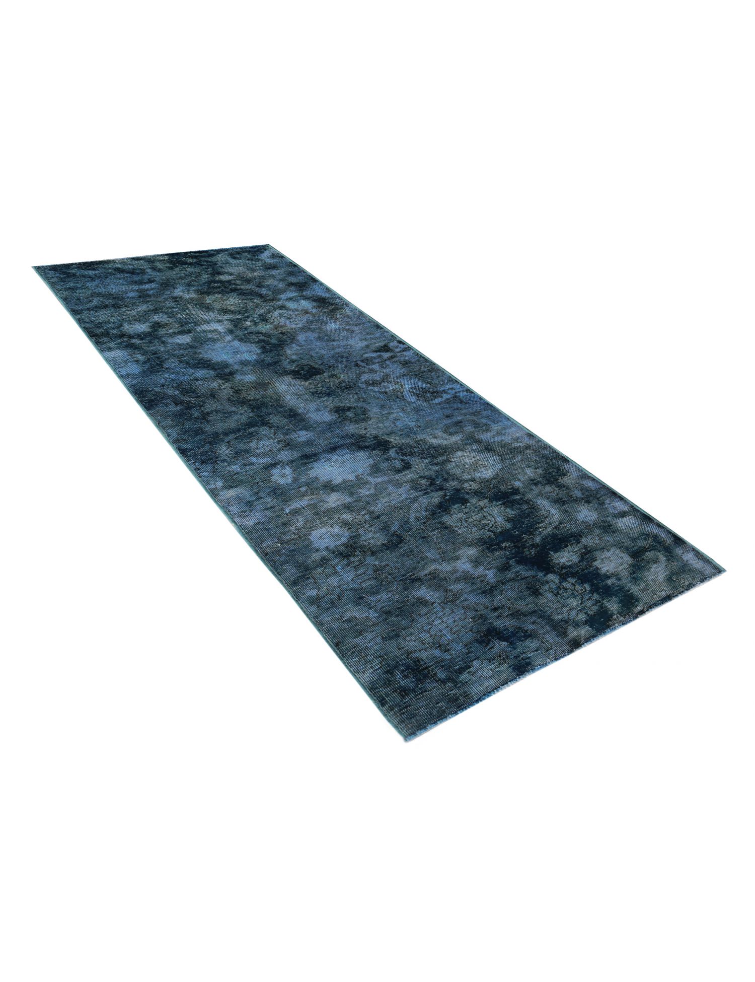 Overdyed Carpet  blue <br/>318 x 92 cm