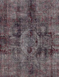 Lila Persien Vintage Teppich  341 x 238 cm