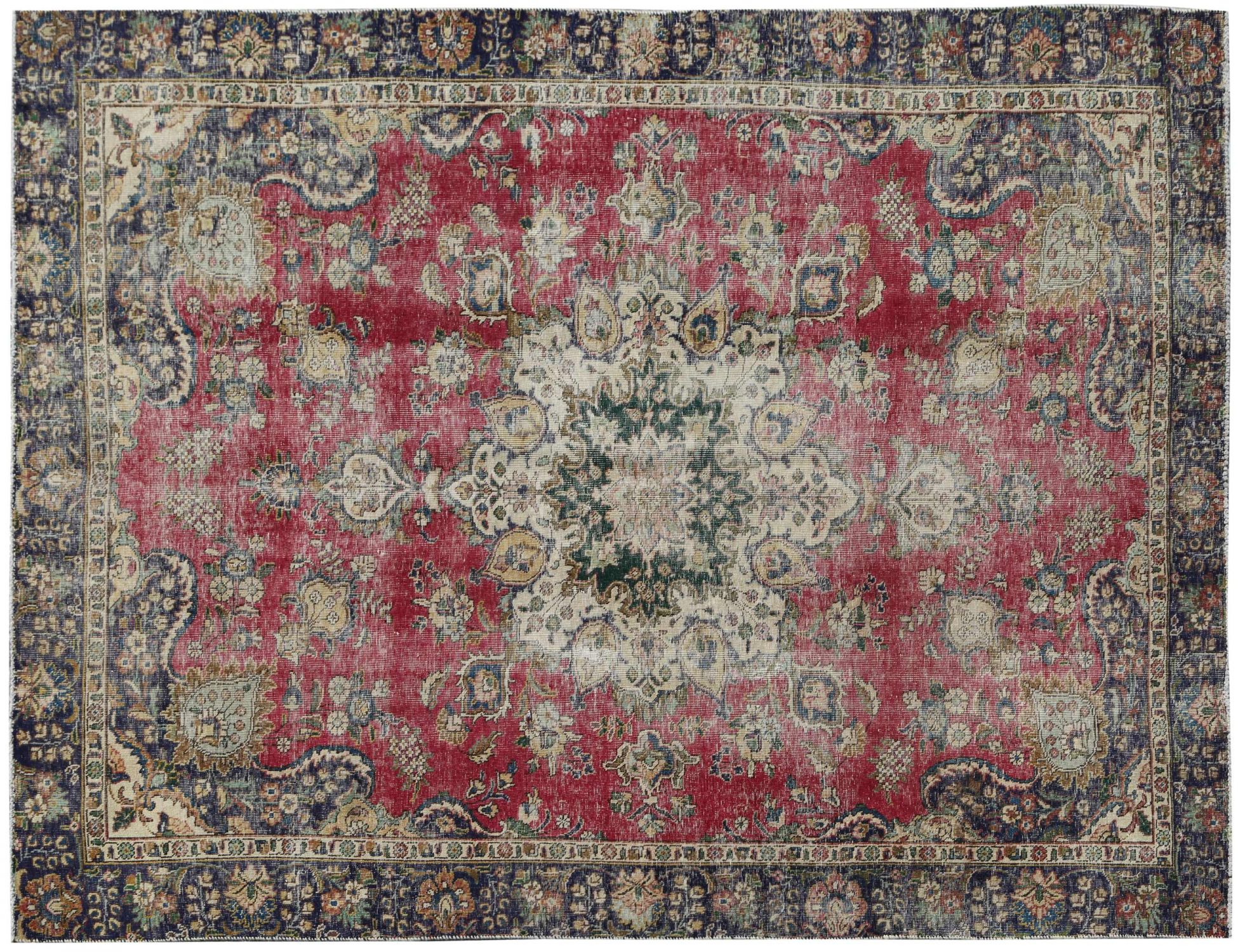 Retro  rød <br/>304 x 219 cm