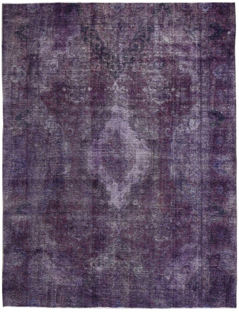 Lila Persien Vintage Teppich 334 x 269 cm